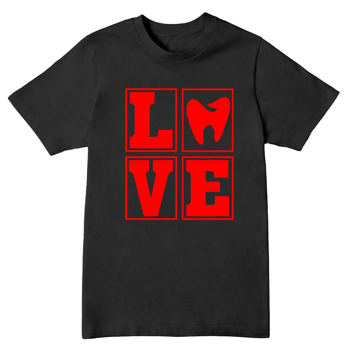 love square teeth T-shirt