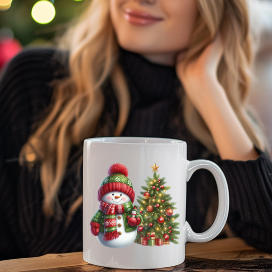 snowman mug